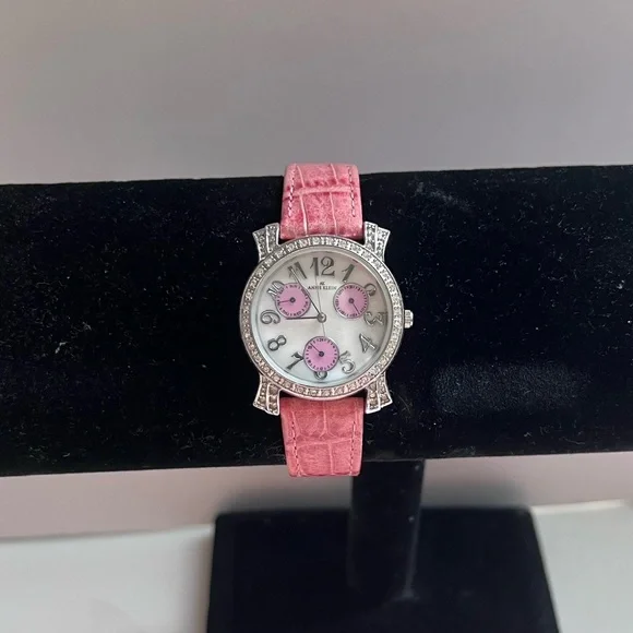 Jewelry | Anne Klein Pink Croc Alligator Embossed Leather  display picture 2
